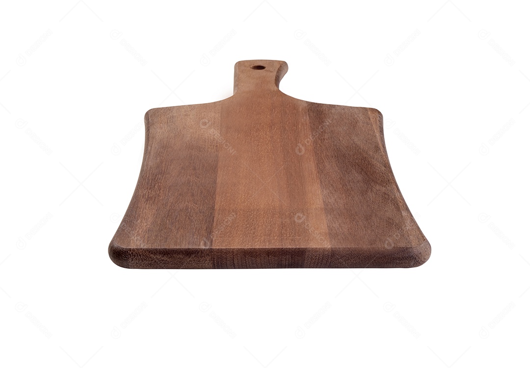 Placa de corte isolada no fundo branco