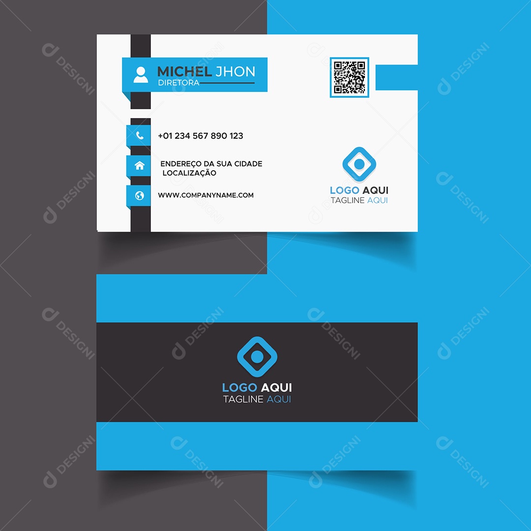 Modelo de Cartão de Visita EPS Editável