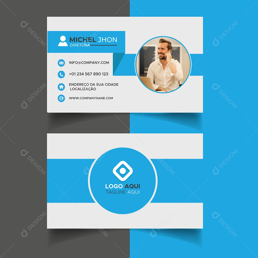 Modelo de Cartão de Visita EPS Editável