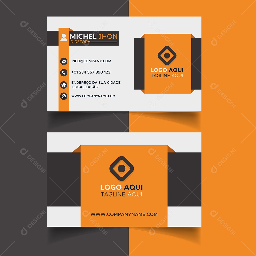 Modelo de Cartão de Visita EPS Editável