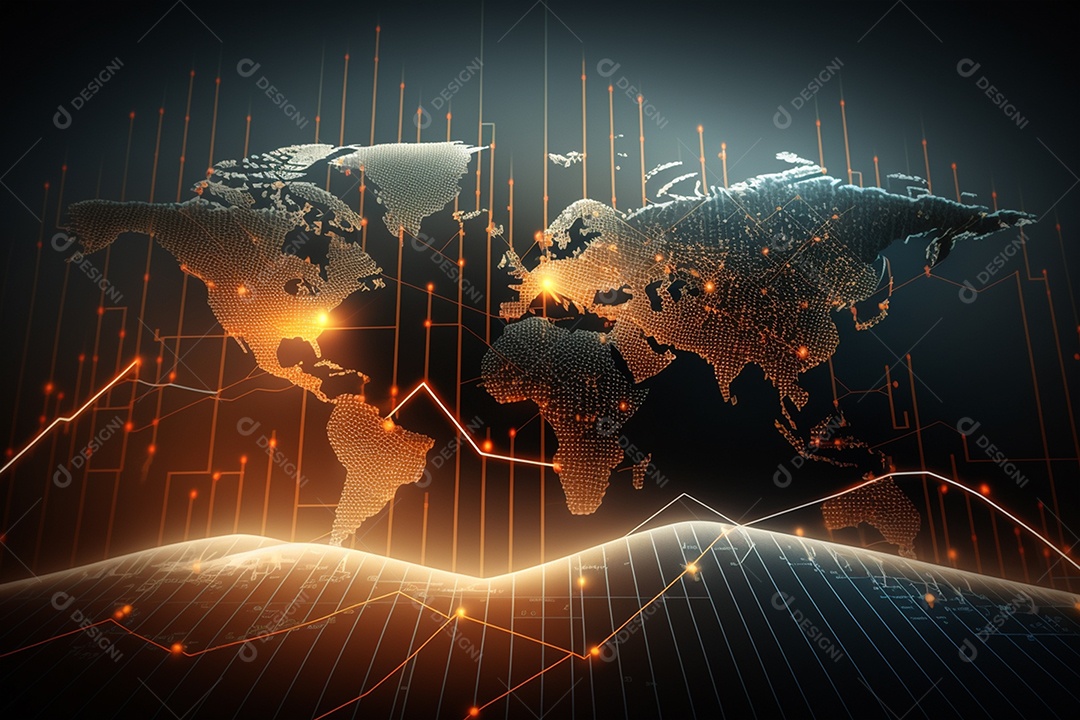 Fundo de gestão de ativos e prosperidade de negócios de tecnologia de finanças e dinheiro gerado por IA