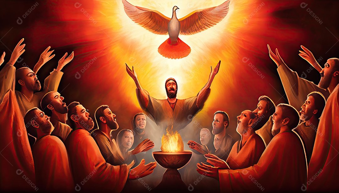 Pentecostes, um festival semanal que celebra o fim da colheita de grãos