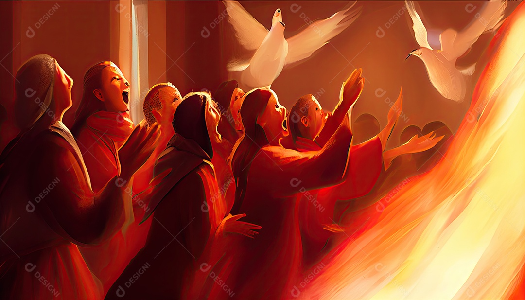 Pentecostes, um festival semanal que celebra o fim da colheita de grãos