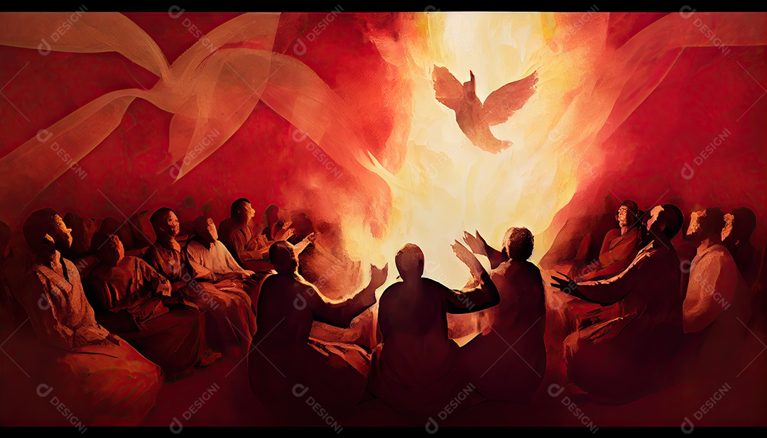 Pentecostes, um festival semanal que celebra o fim da colheita de grãos