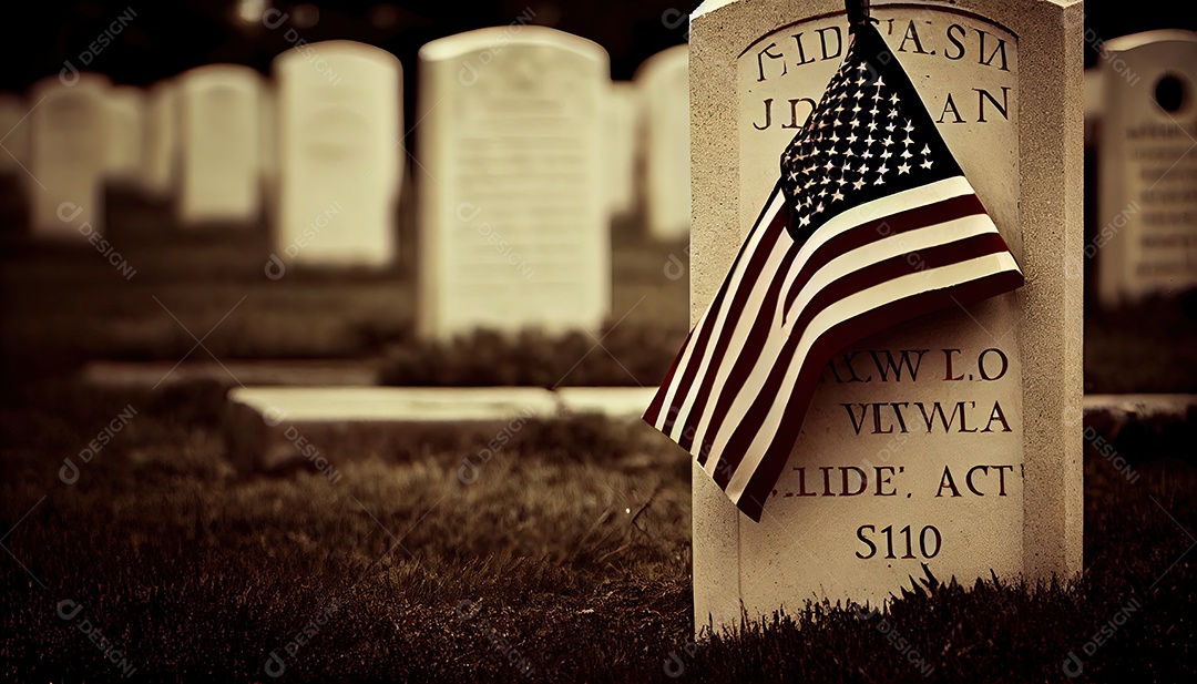 Memorial Dia lembrando os soldados caídos em todo o mundo