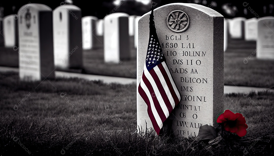 Memorial Dia lembrando os soldados caídos em todo o mundo