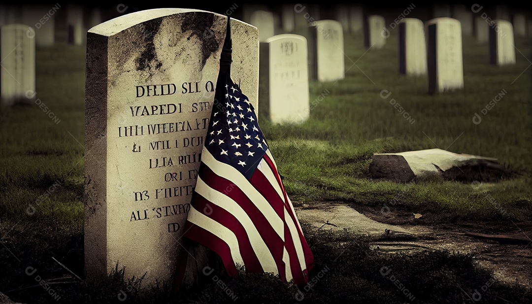 Memorial Dia lembrando os soldados caídos em todo o mundo