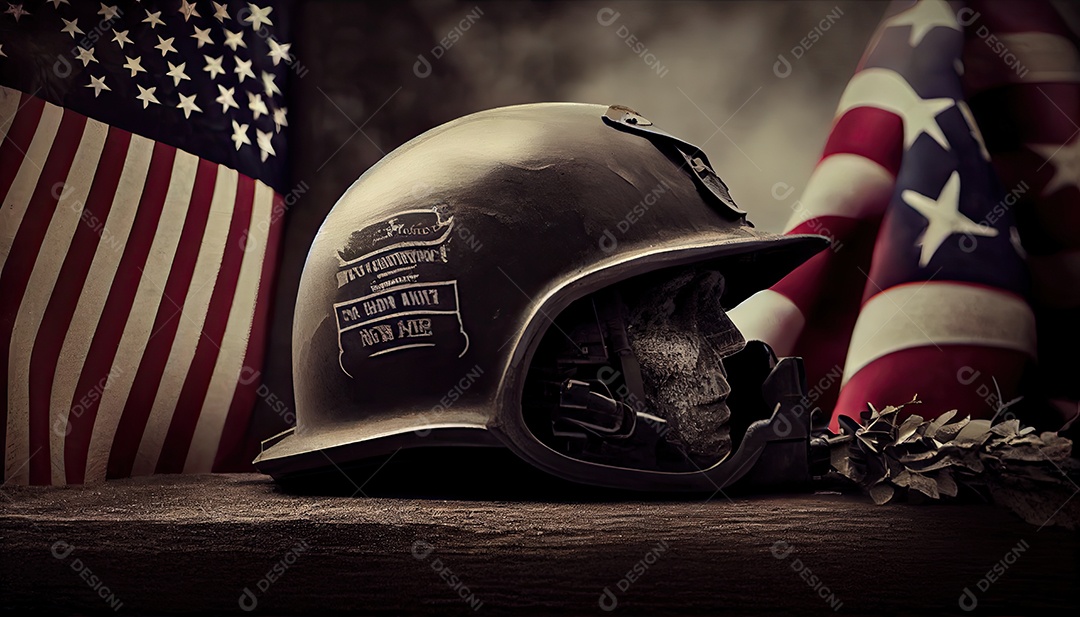 Memorial Dia lembrando os soldados caídos em todo o mundo