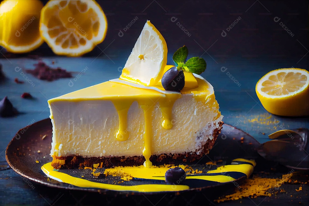 Deliciosa cheesecake de limão