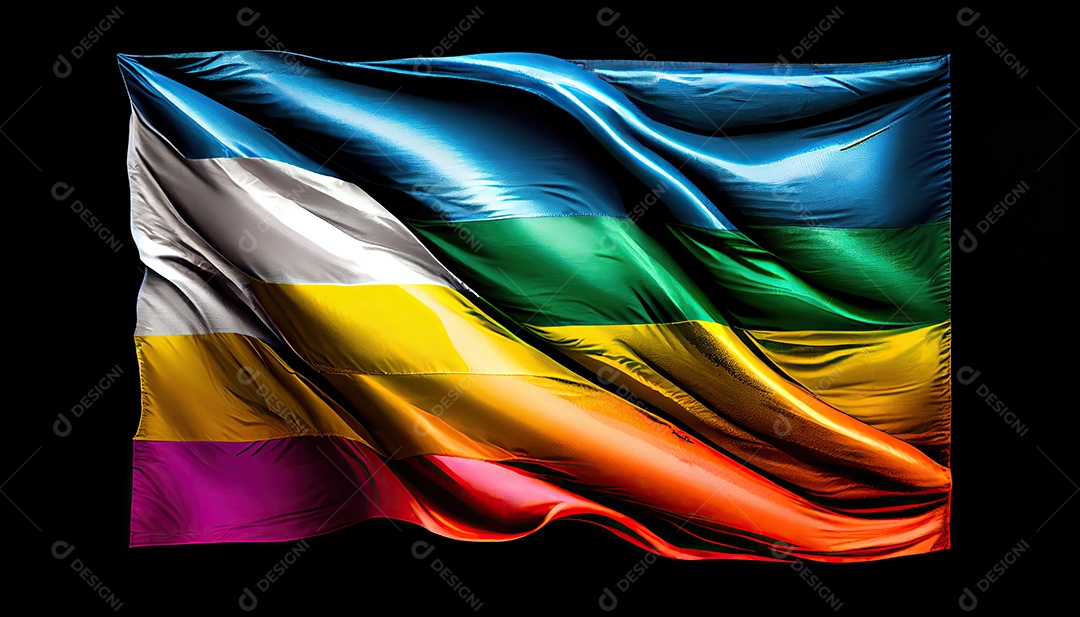 Bandeira do orgulho Coração do orgulho Mês e dia do orgulho o amor conquista