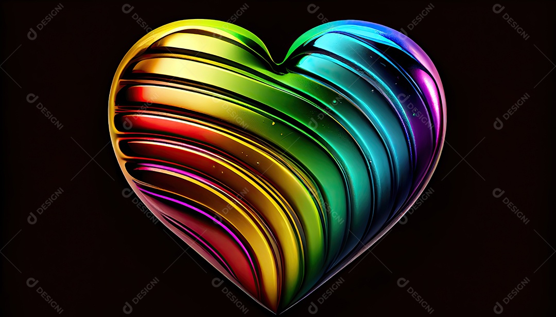 Orgulho Coração Orgulho Mês e Dia o amor conquista tudo