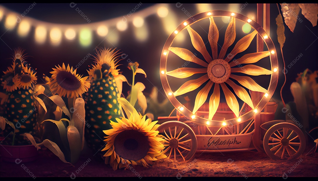 Decoração de festa junina