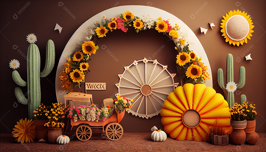 Decoração de festa junina