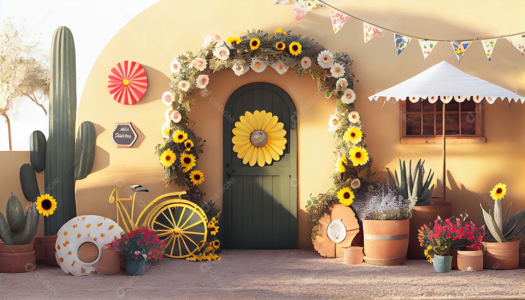 Decoração de festa junina