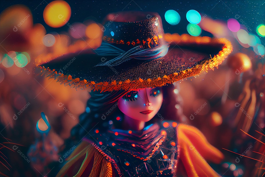 Ilustração para festa junina