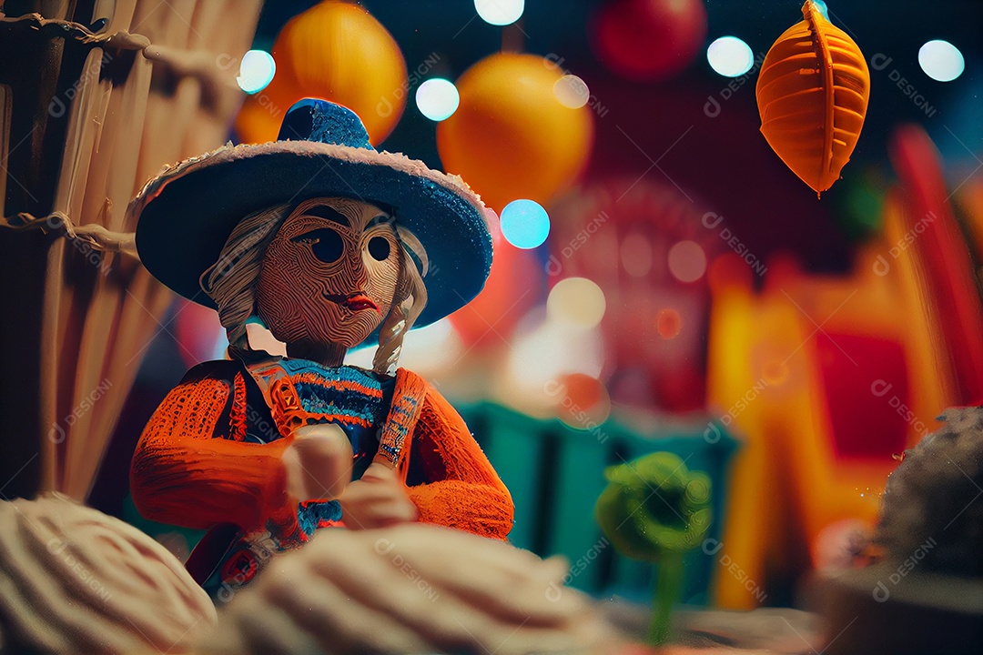 Ilustração para festa junina