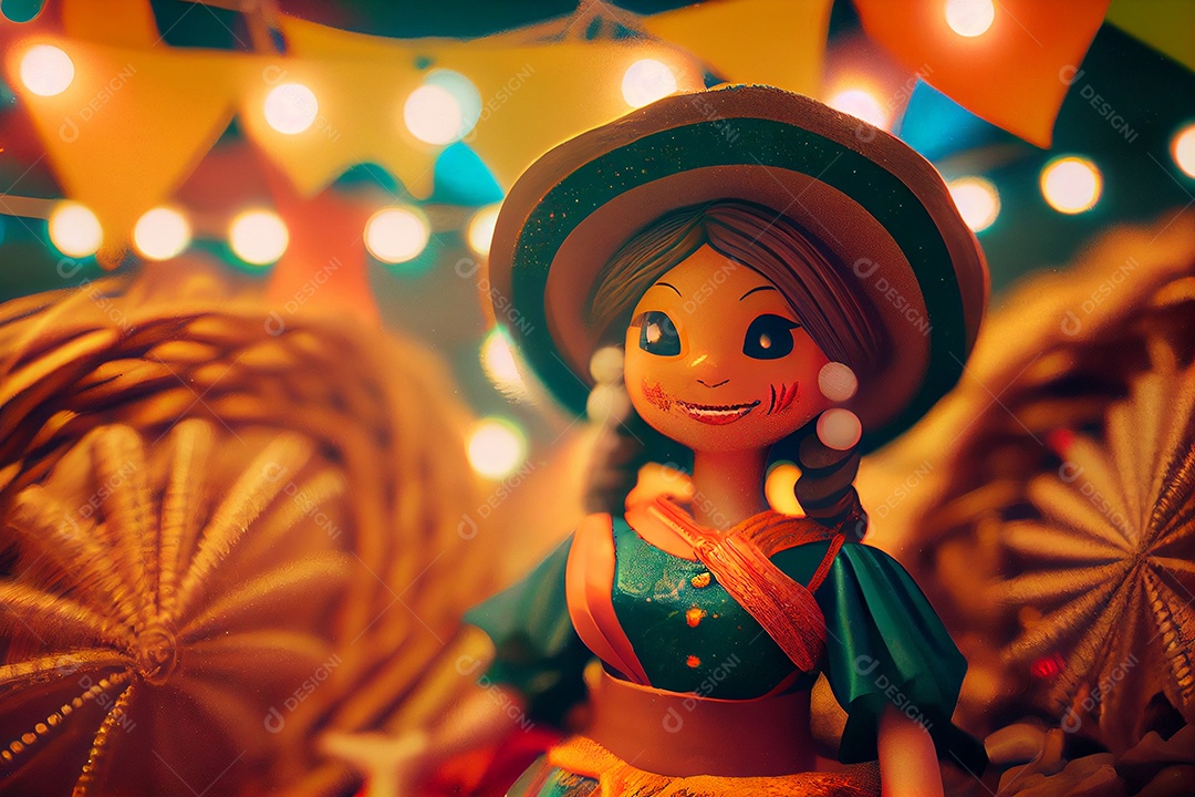 Ilustração para festa junina