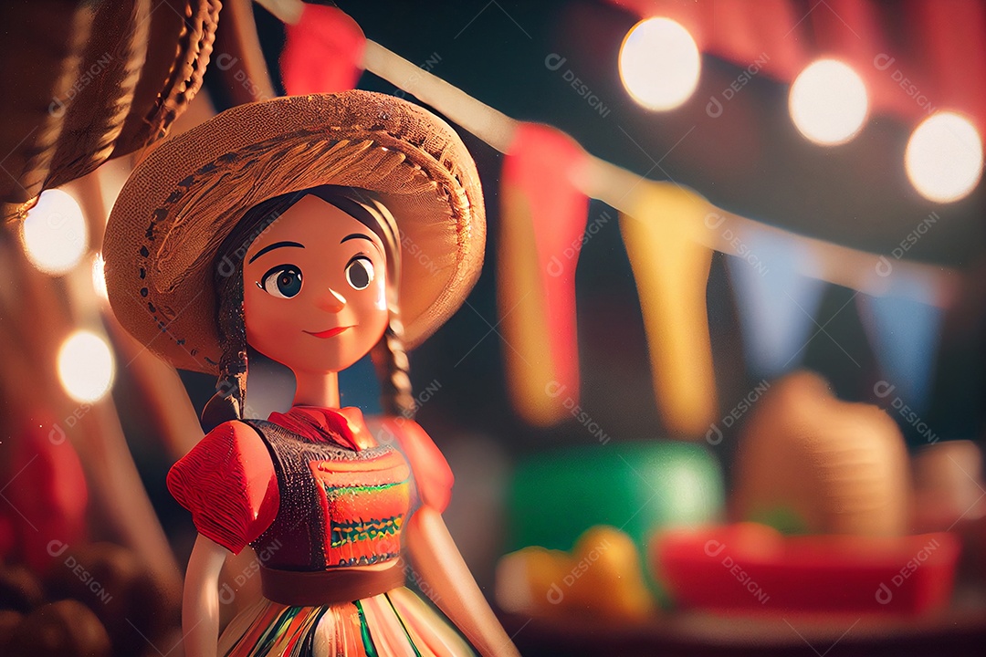 Ilustração para festa junina