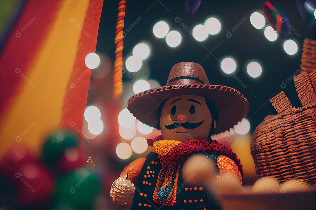 Ilustração para festa junina