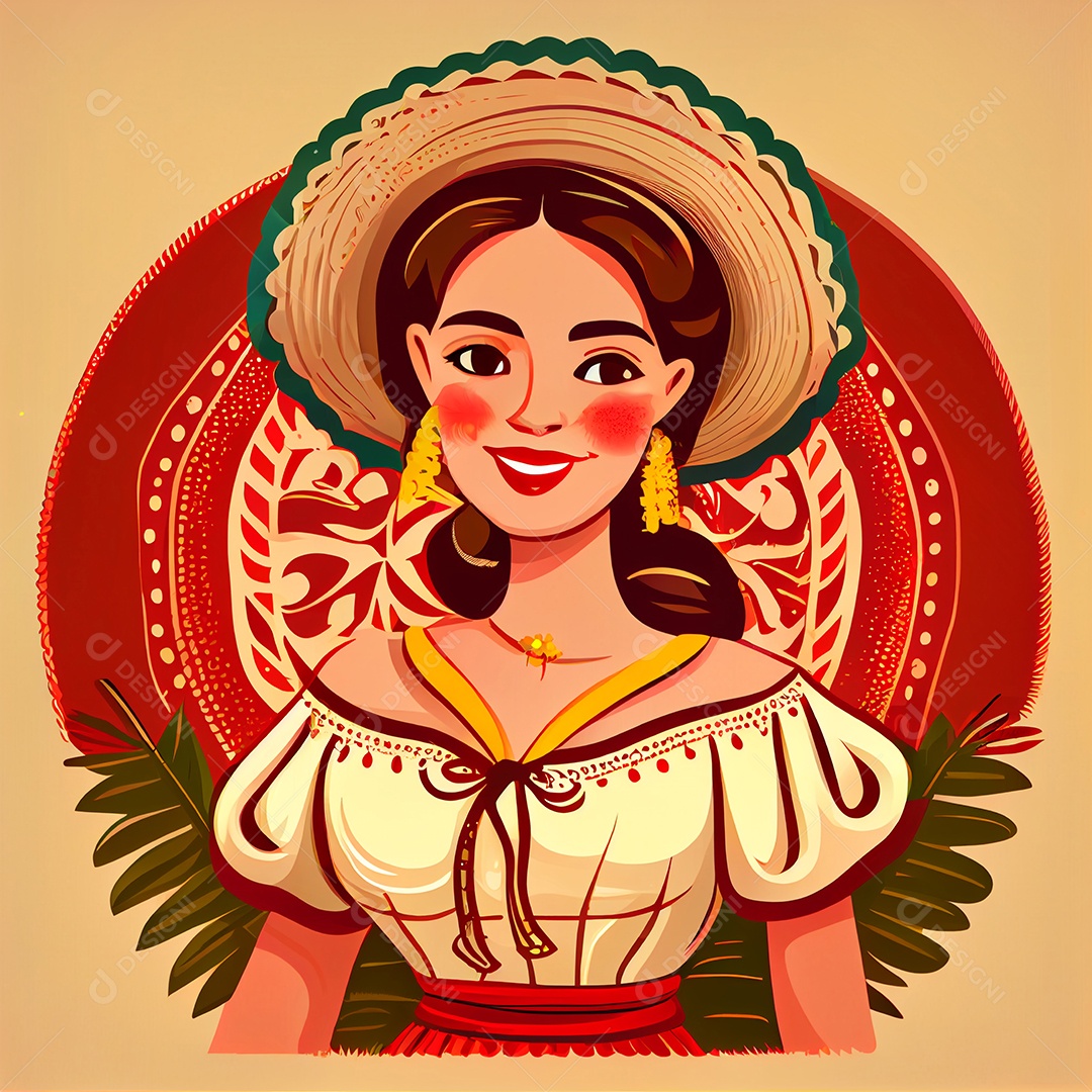 Ilustração para festa junina