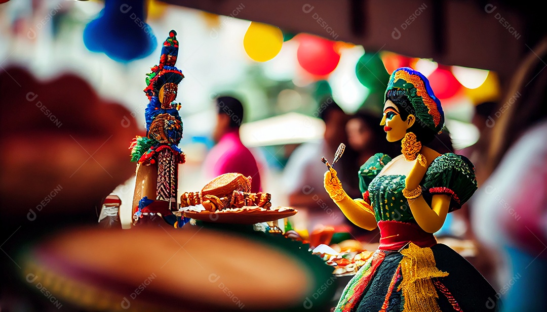 Ilustração de festival