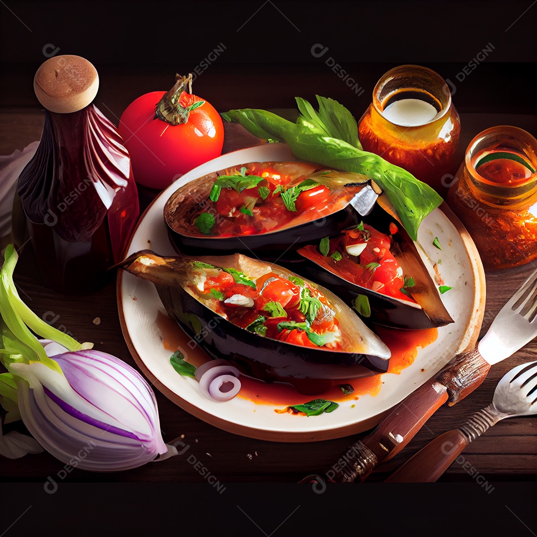 Prato feito de refeição