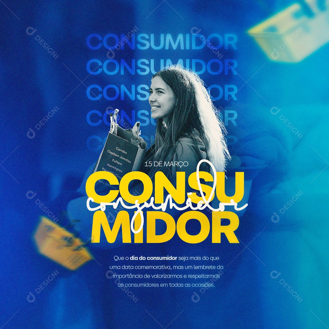 Que O Dia Do Consumidor Seja Mais Que Uma Data Comemorativa Social Media PSD Editável