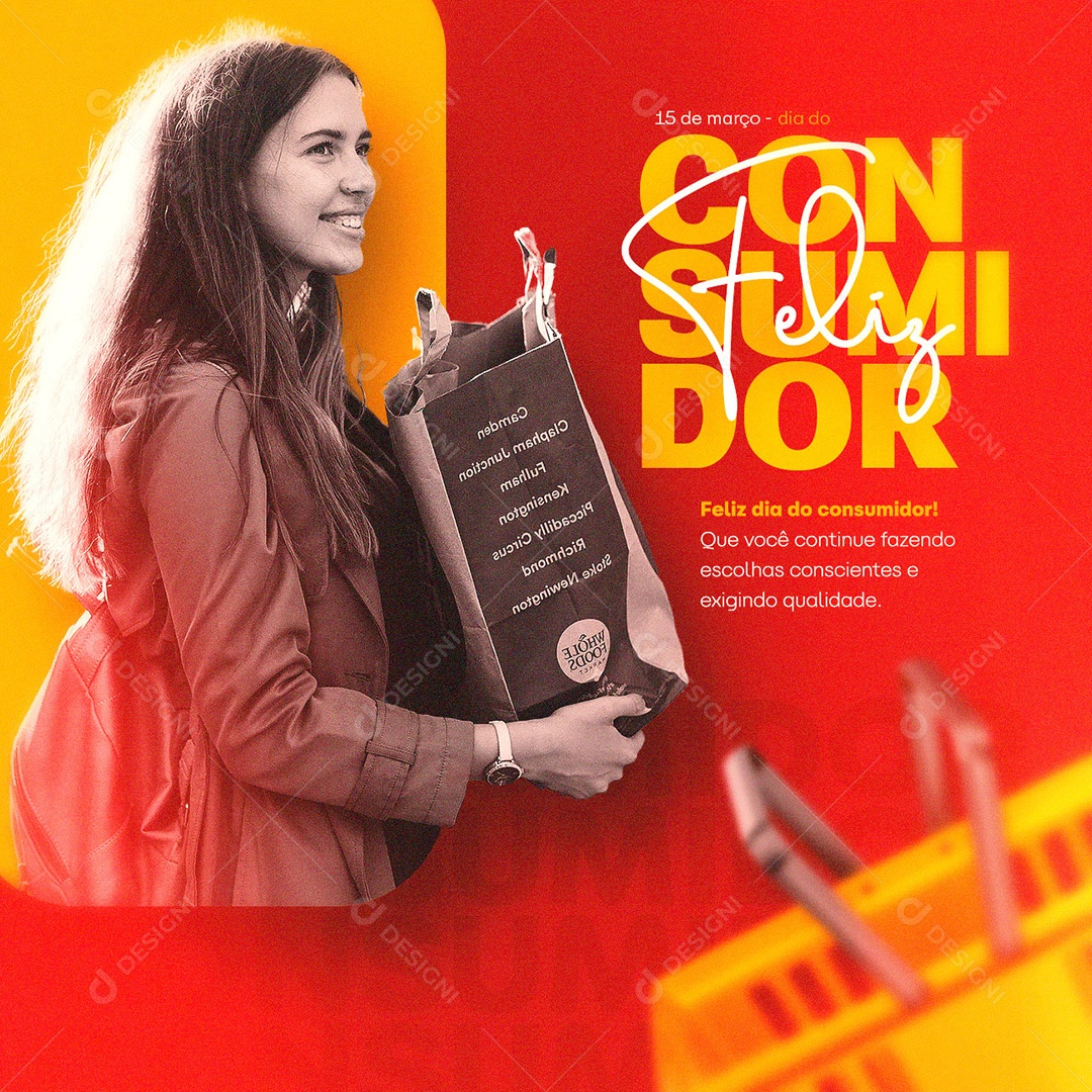 Feliz Dia Do Consumidor 15 de Março Social Media PSD Editável