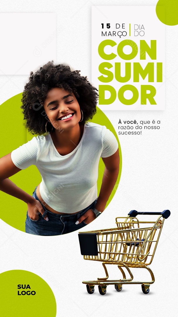 Story Feliz Dia Do Consumidor 15 de Março Social Media PSD Editável