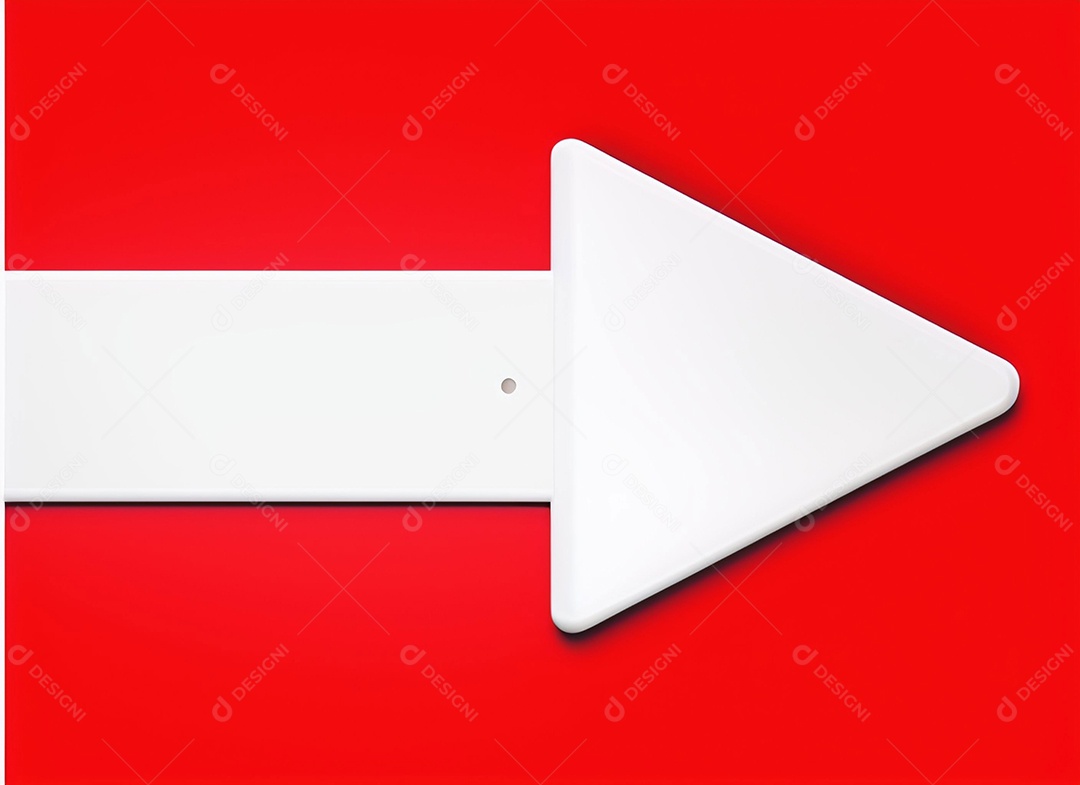 Grande seta apontando à direita