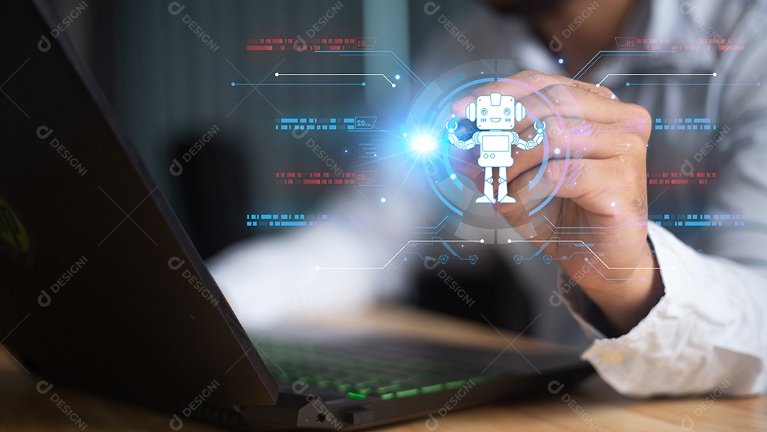 AI Chatbot aplicativo de atendimento ao cliente digital inteligente