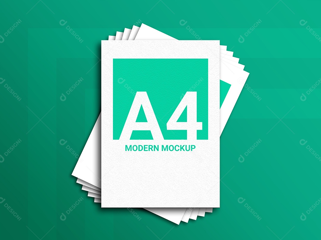 Mockup folheto A4