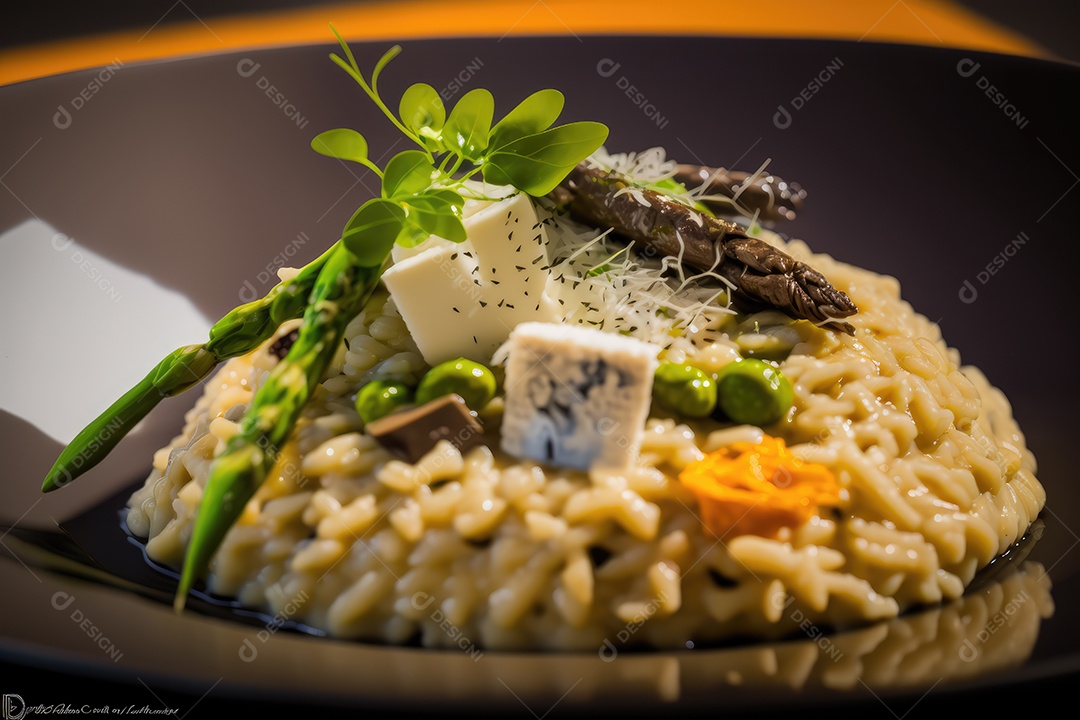 Prato de comida sobre uma mesa de restaurante