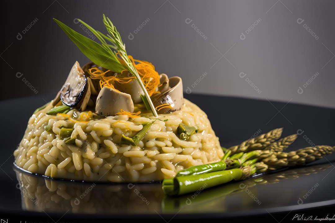 Prato de comida sobre uma mesa de restaurante