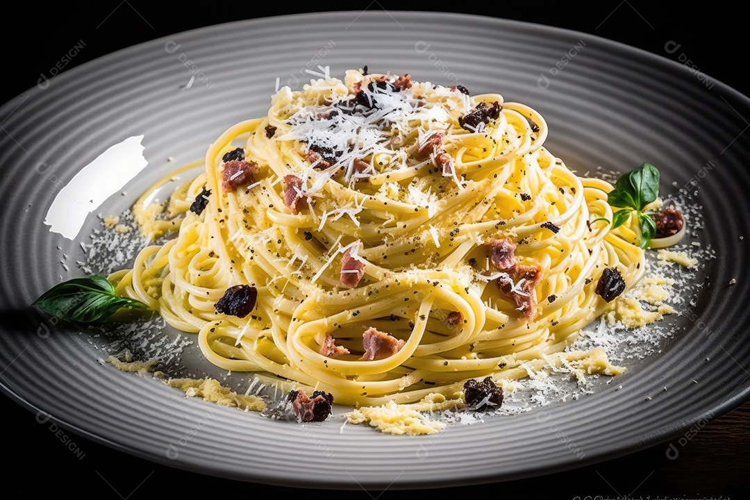 Prato de comida sobre uma mesa de restaurante