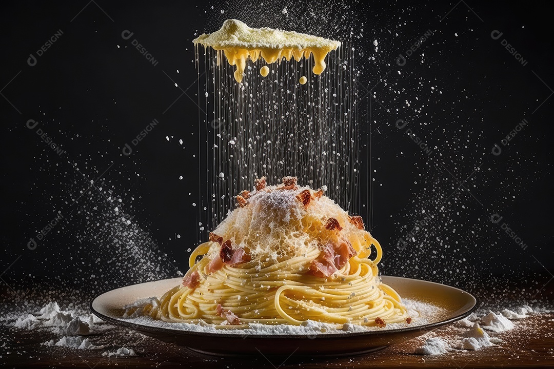 Prato de comida sobre uma mesa de restaurante