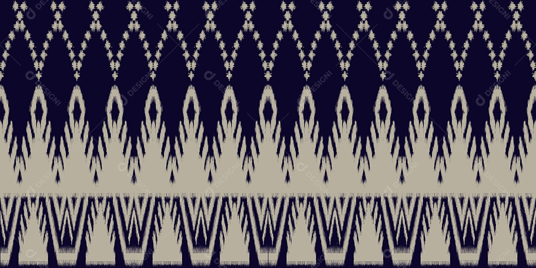 Lindos bordados de malha tailandeses colorido étnico geométrico