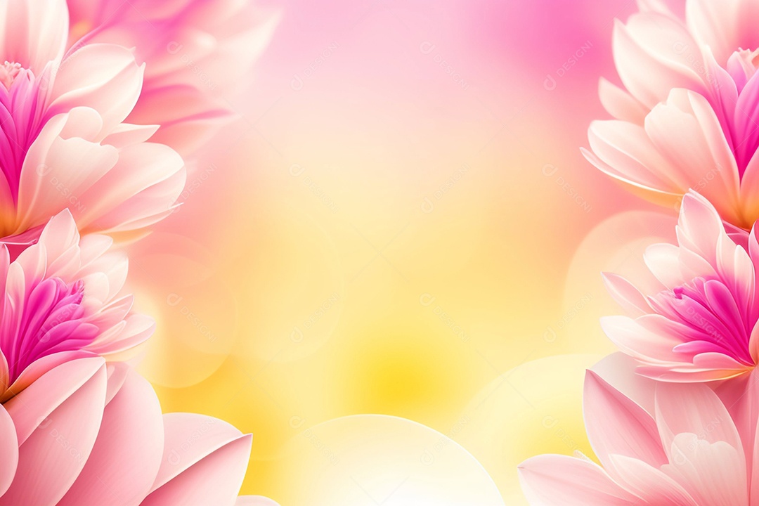 Fundo de primavera de flor rosa