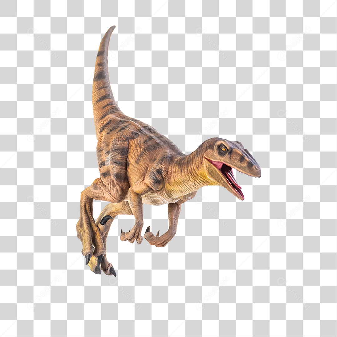 Objeto 3D Dinossauro Pré-histórico Para Composição PNG Transparente