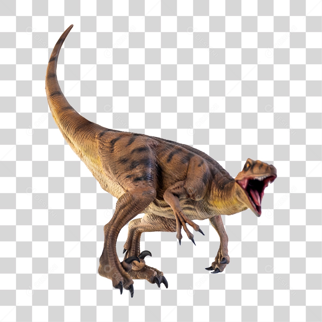 Objeto 3D Dinossauro Pré-histórico Para Composição PNG Transparente