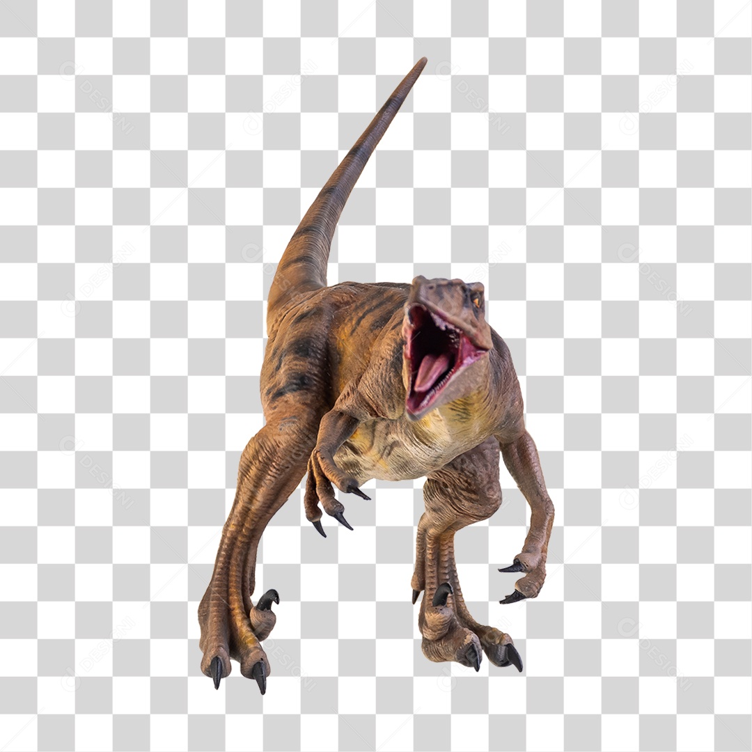 Objeto 3D Dinossauro Pré-histórico Para Composição PNG Transparente