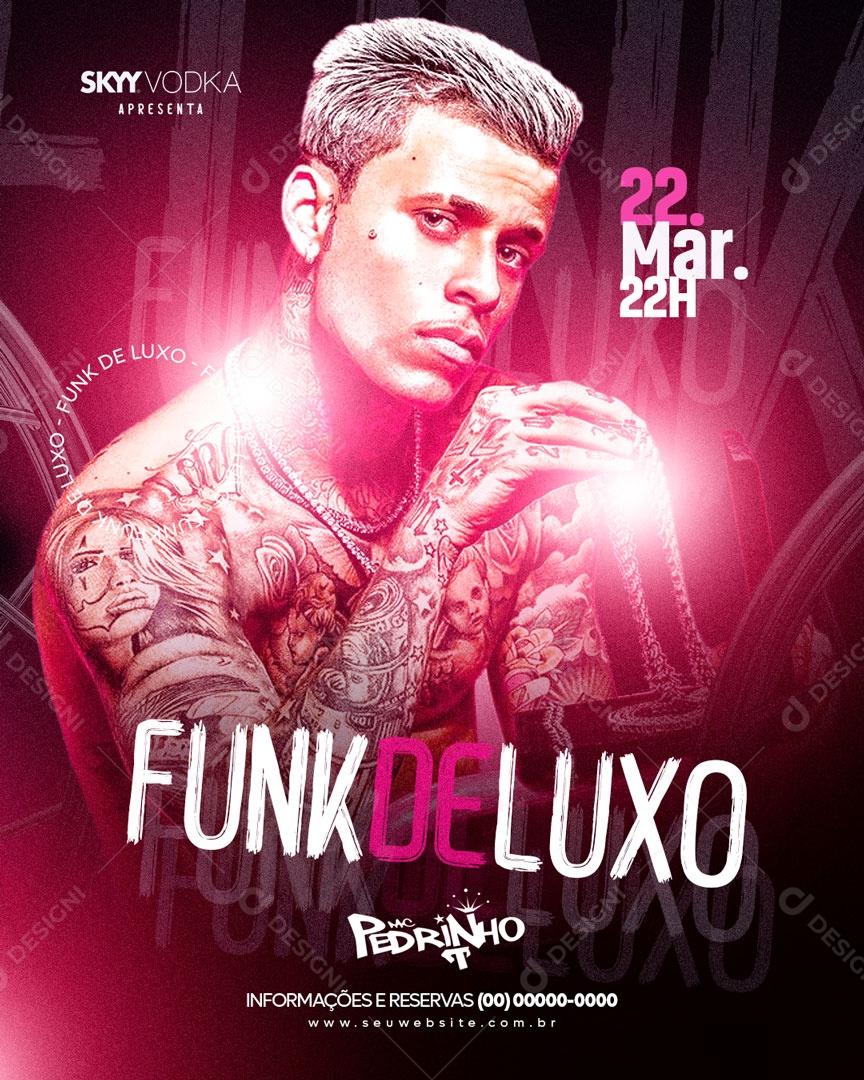 Flyer Funk de Luxo Social Media PSD Editável