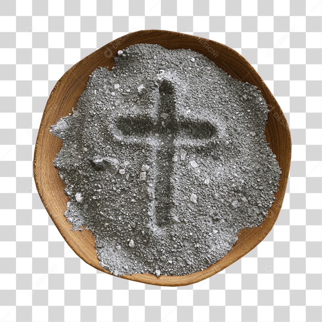 Prato Cruz Desenhada Elemento 3D PNG Transparente