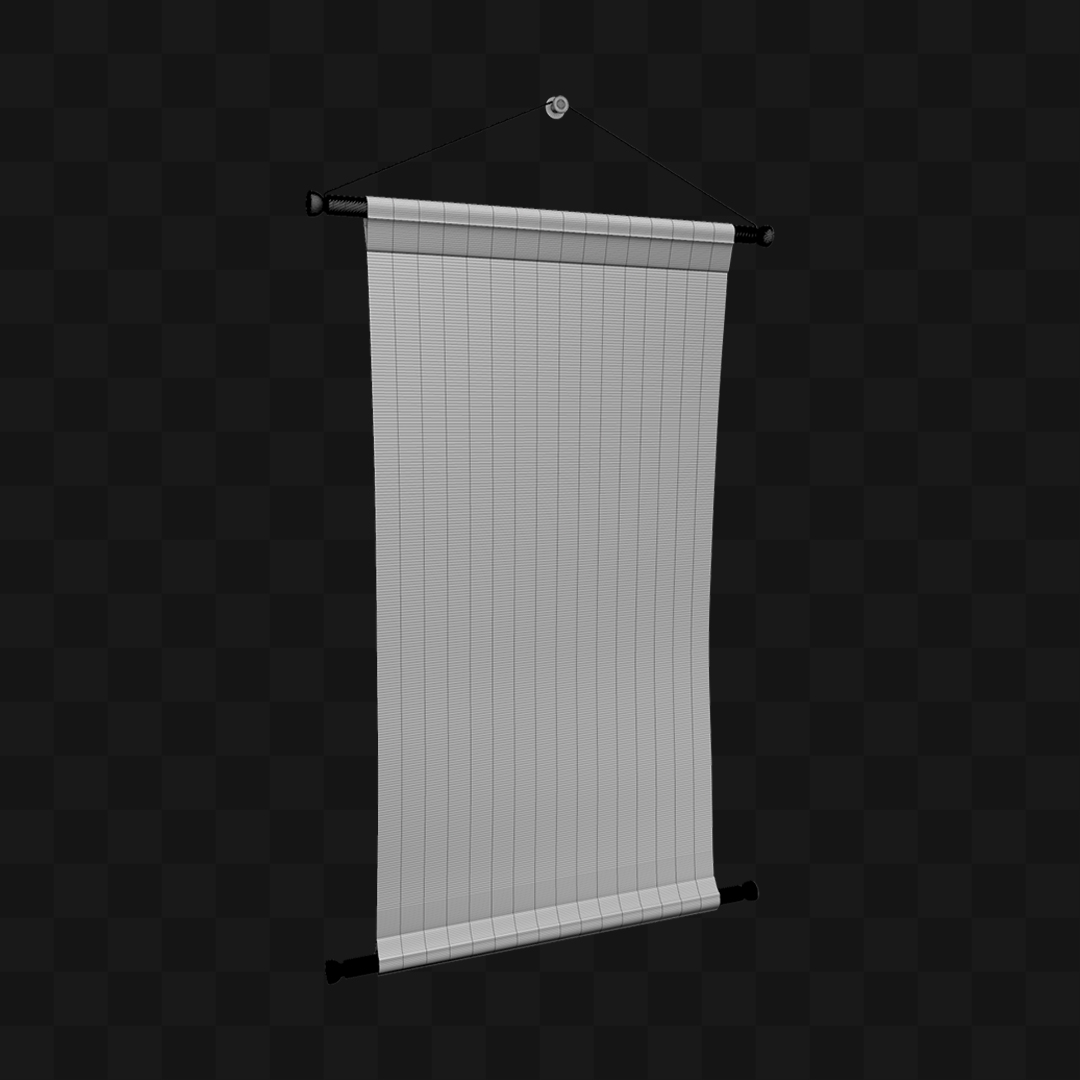 Banner Esportivo - Modelo 3D