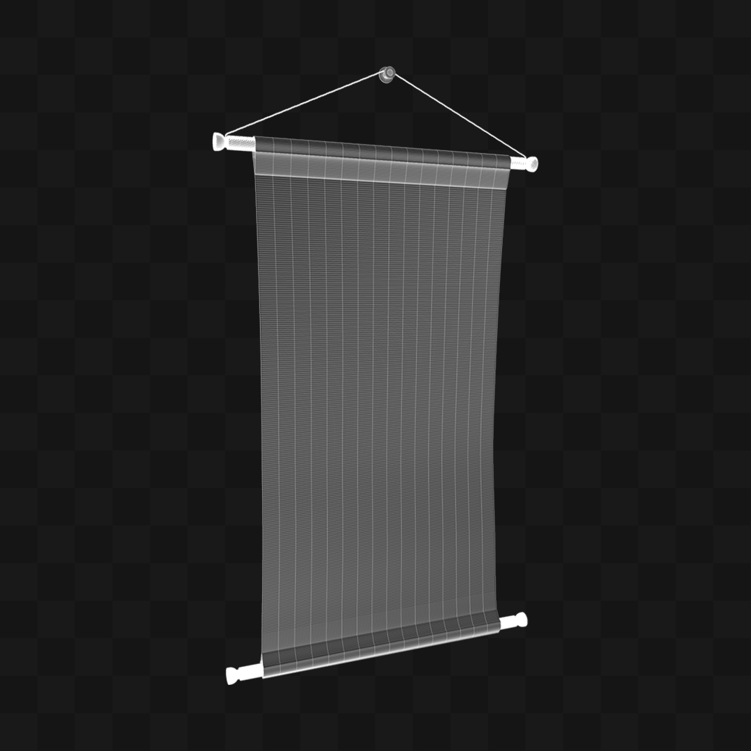 Banner Esportivo - Modelo 3D