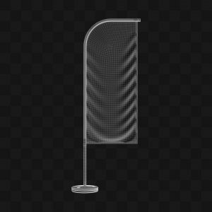 Banner Esportivo - Modelo 3D