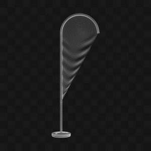 Banner Esportivo - Modelo 3D