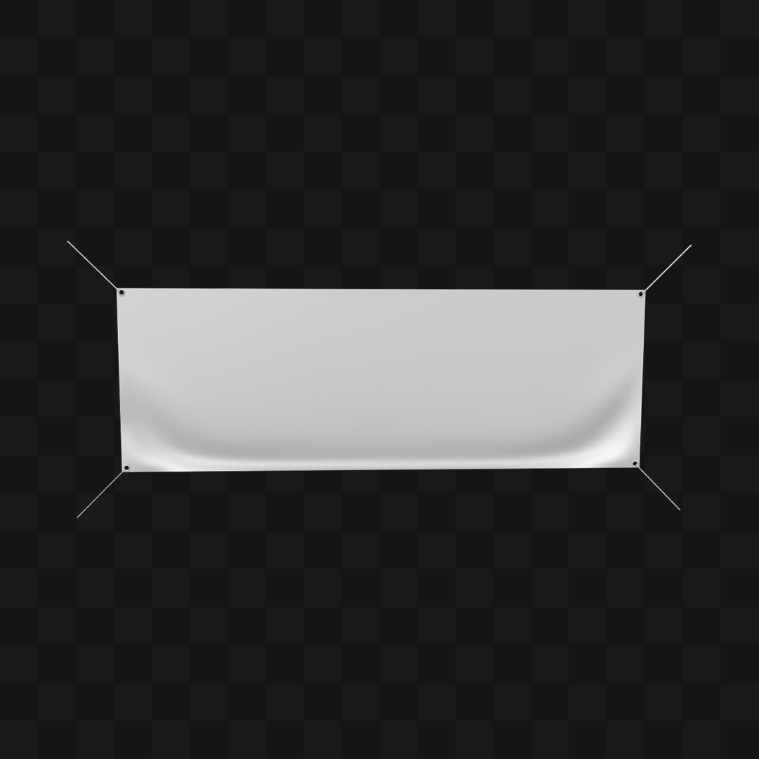 Banner Esportivo - Modelo 3D