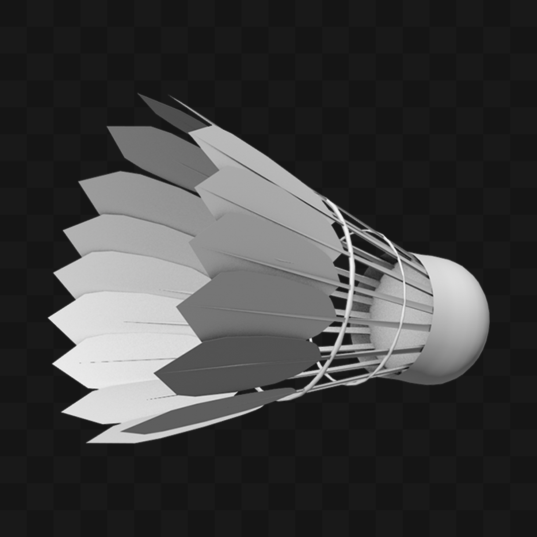 Peteca Badminton - Modelo 3D