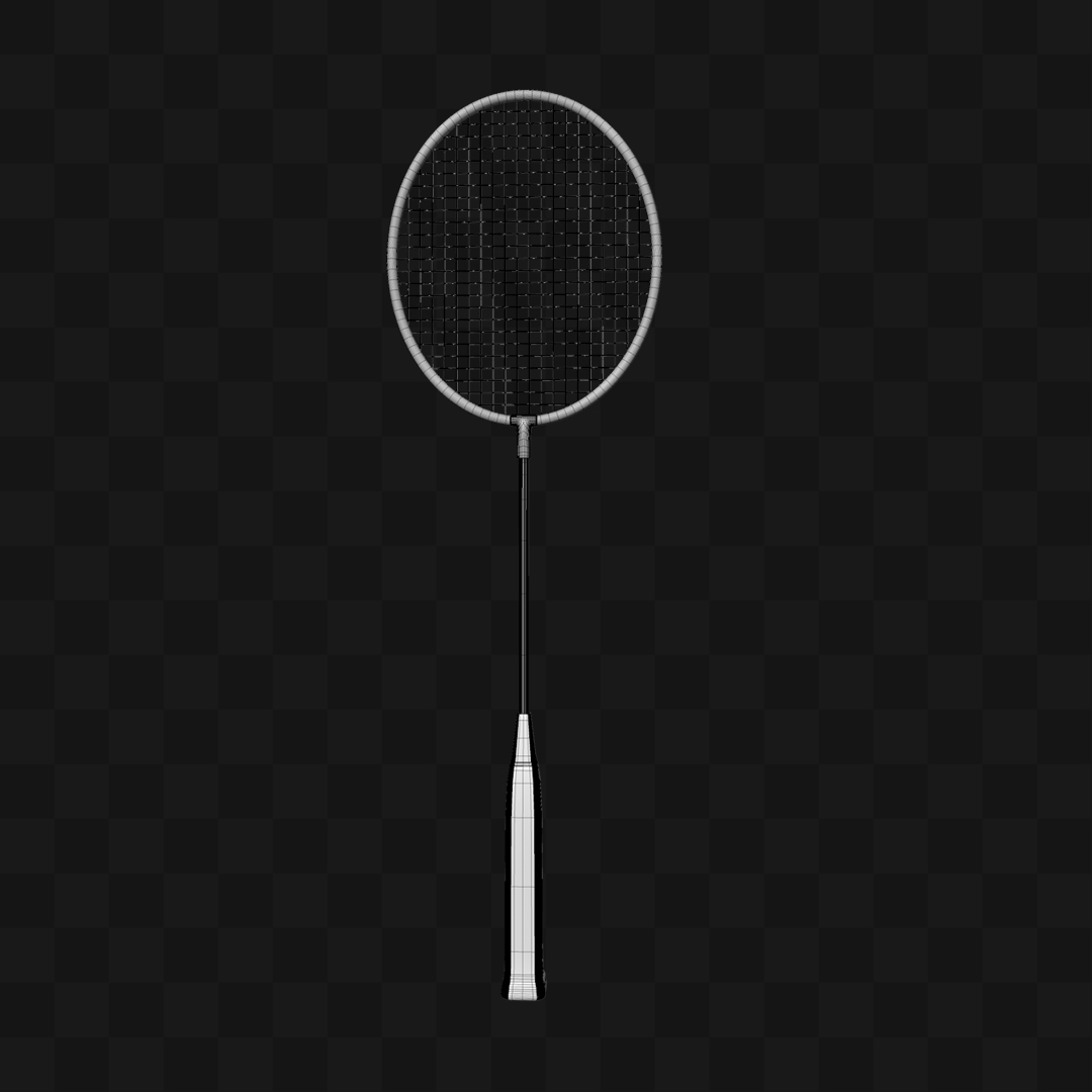 Raquete Badminton - Modelo 3D